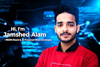 develop fullstack websites with ai powered features
