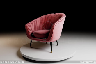 create high quality 3d furniture animation and rendering