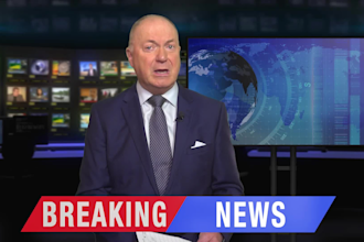 present a breaking news report for you