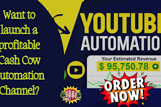 setup complete youtube automation channel business and create cash cow videos