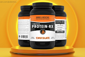 do 3d photo realistic supplement bottle mockup for amazon and websites