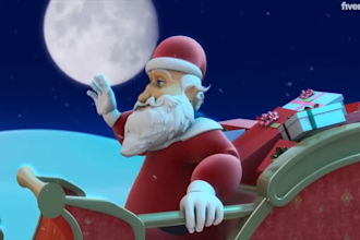 do 3d christmas animation lyrics video merry christmas new year in blender