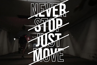 make custom kinetic text animation for social media or ads