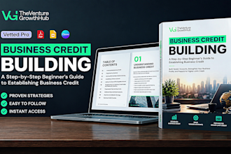 provide a step by step guide to building business credit