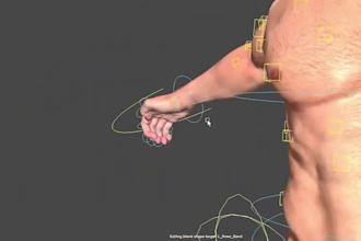 rig 3d character, blender model, arkit facial rig, avatar, ue rig, body rigging