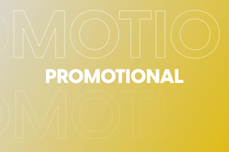 be your professional video editor for your commercial video