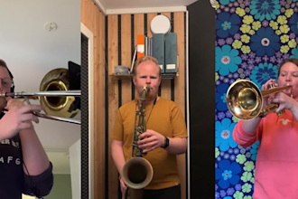 record a professional studio quality horn section