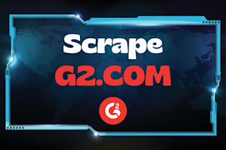scrape data of g2 website