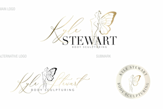 do beauty cosmetic signature logo and branding kit
