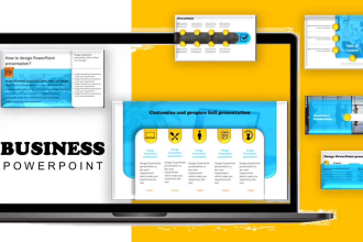 design stunning powerpoint presentations, pitch decks and google slides