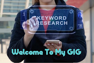 do SEO keyword research for your website ranking