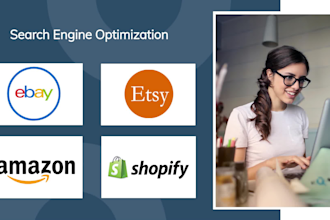 do ebay amazon etsy shopify products listing SEO  optimize title and description