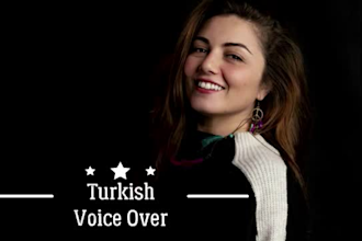 do turkish female voice over