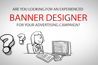 design an awesome web banner or banner ad set