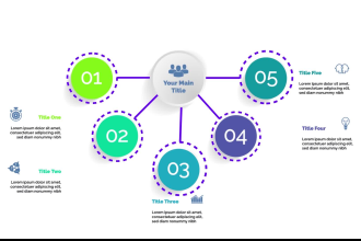 create animated infographics, flowcharts, graphs, and diagram