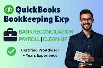 do bookkeeping, bank reconciliation in qbo online, zohoo and xero