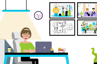 do crystal clear 2d animated explainer, infographic video