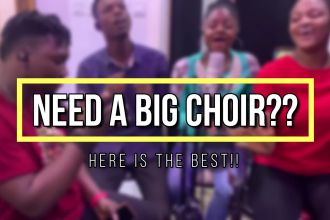 sing backing vocals or record choir harmony for your song