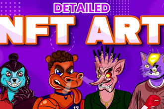 design creative nft character for your nft collection