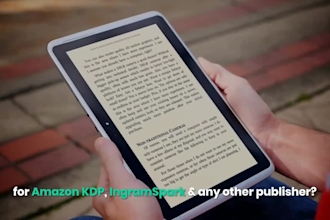 do book formatting, interior layout design for KDP amazon and ingram spark