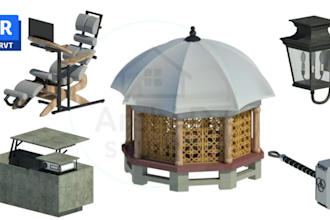 create parametric and architectural revit families for you