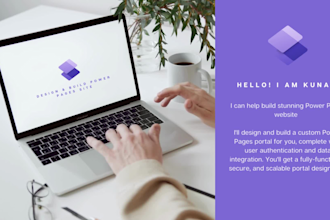 build custom power pages portals