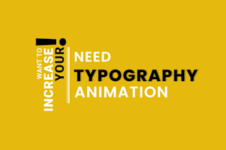 create kinetic typography text animation with motion graphics