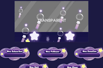 draw cozy and animated background overlay for twitch, streamer, vtuber