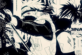 design anime banners and headers for social media