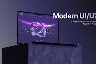 design a modern and user friendly UI UX for your website or mobile app