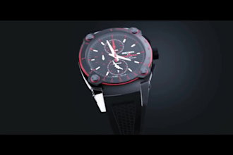 do 3d watch animation, 3d watch design, wristwatch rendering, cgi watch