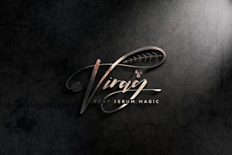design a gold handwritten signature logo or autograph