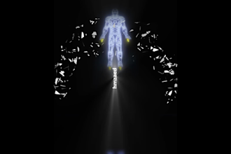 create minimal animation like dan koe