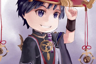 draw cute chibi character art for you