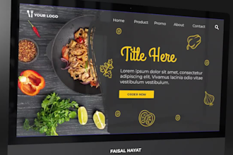 create your resturant website with online ordering system and reservation system