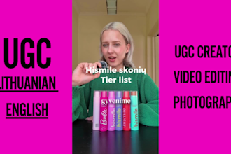 be your female lithuanian ugc creator