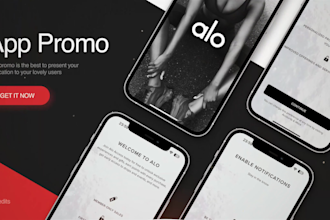 create an awesome website or app promo video