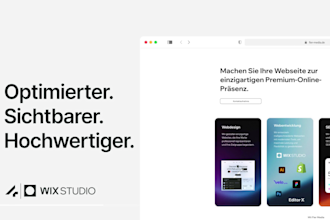 design an interactive, responsive website with wix studio