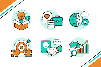 create custom icon designs, website icon sets, and vector icons