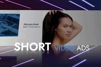 create short video ads for facebook, instagram, ecommerce