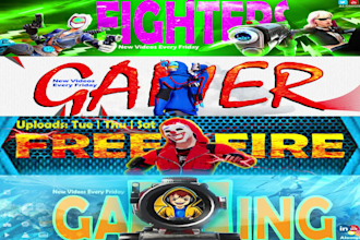 design a perfect youtube banner and cover photo