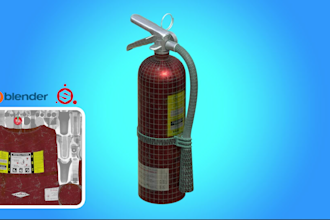 create 3d props for games, web, or animation