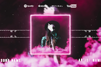 create an audio spectrum or music visualizer