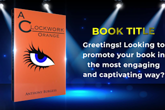 create wonderful book trailer and book promo video