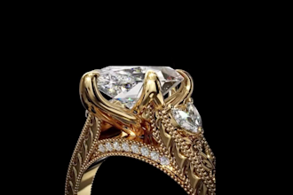 do custom 3d jewelry cad design with stl files 3d model printing 360 rendering