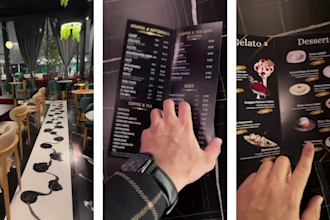 create menu design for restaurant, café, bar etc