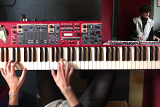 give you piano, synth and music lessons