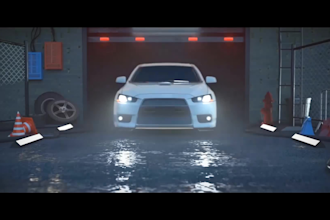 create an automotive logo car video intro animation