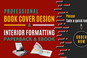 create an ebook cover and interior book formatting