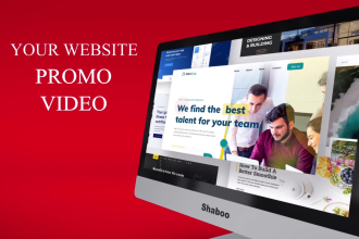 make a website promotion, website explainer video and website promo video